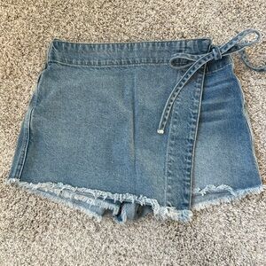 Free People Denim Skort Size 4